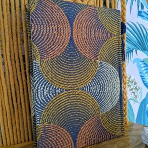 Journal embroidered design